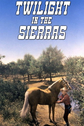 Twilight in the Sierras poster