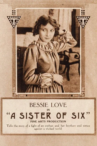 Movie poster for A Sister of Six (1916)