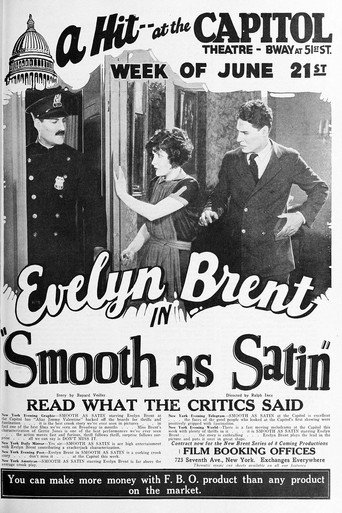 Movie poster for Smooth as Satin (1925)