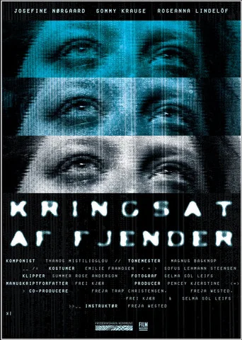 Movie poster for Kringsat af fjender (2025)