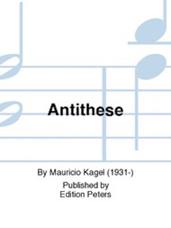 Movie poster for Antithese (1965)