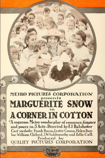 Movie poster for A Corner in Cotton (1916)