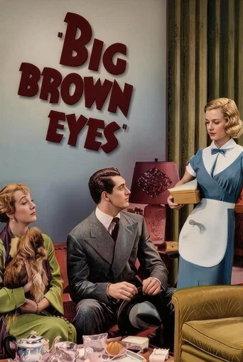 Movie poster for Big Brown Eyes (1936)