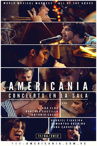 Americania - "Concierto En La Sala" poster
