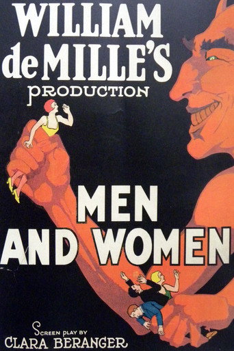Movie poster for Men and Women (1925)