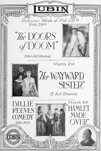 Movie poster for Her Wayward Sister (1916)