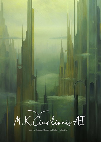 Movie poster for M. K. Čiurlionis AI (2024)
