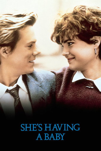 Movie poster for She's Having a Baby (1988)