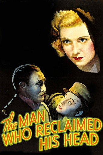 Movie poster for The Man Who Reclaimed His Head (1934)