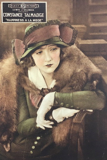 Movie poster for Happiness À La Mode (1919)