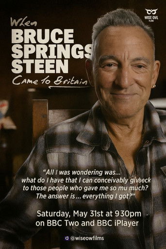When Bruce Springsteen Came to Britain poster