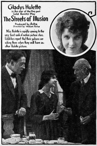 Movie poster for The Streets of Illusion (1917)
