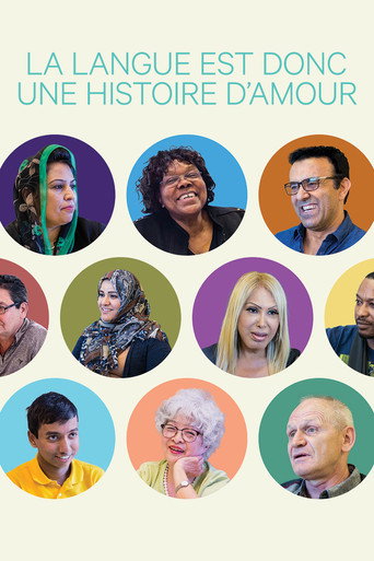 Movie poster for La langue est donc une histoire d'amour (2019)