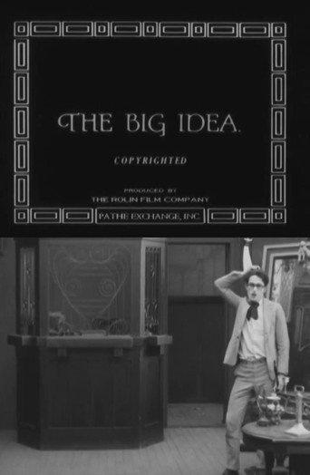 Movie poster for The Big Idea (1917)