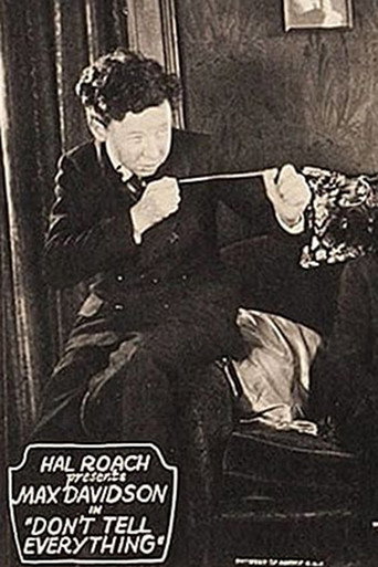 Movie poster for Don't Tell Everything (1927)