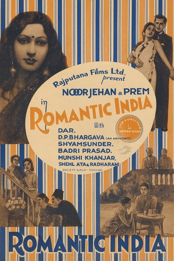 Movie poster for Romantic India (1936)
