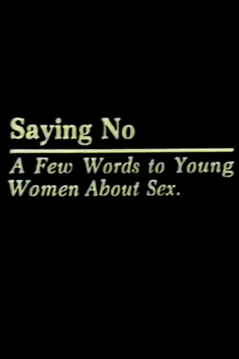 Movie poster for Saying No (1982)
