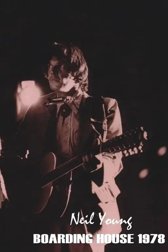 Neil Young - Boarding House 1978 poster