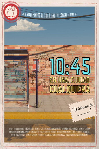 Movie poster for 10:45 in a city like any other (2021)