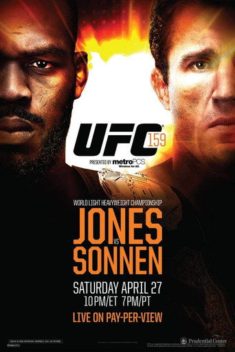 Movie poster for UFC 159: Jones vs. Sonnen (2013)