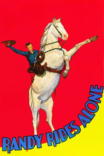 Movie poster for Randy Rides Alone (1934)