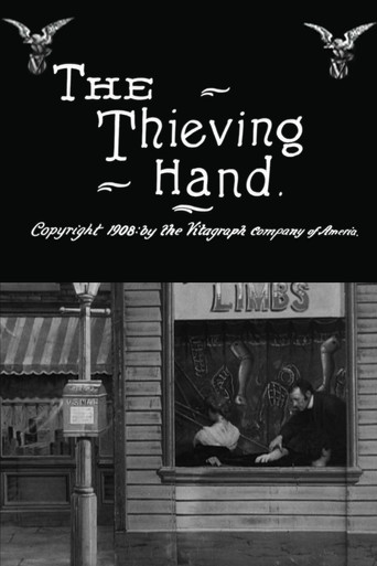 Movie poster for The Thieving Hand (1908)