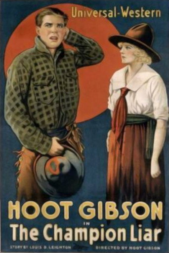 Movie poster for The Champion Liar (1920)