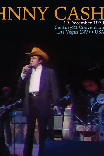 Johnny Cash - Live in Las Vegas 1979 poster