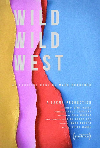 Movie poster for Wild Wild West: A Beautiful Rant by Mark Bradford (2017)
