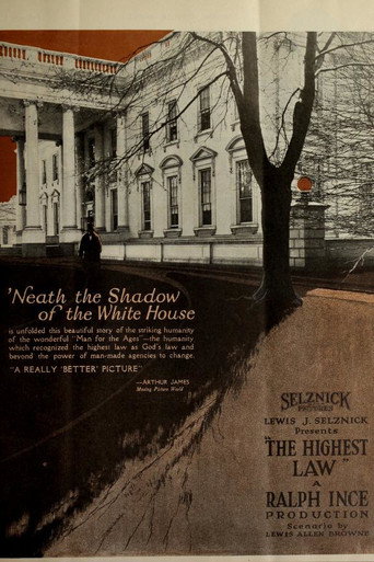 Movie poster for The Highest Law (1921)