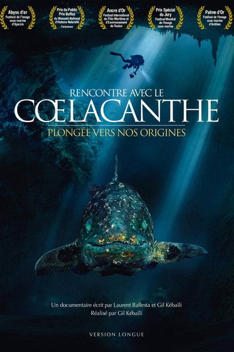 Movie poster for The Coelacanth, a dive into our origins (2013)