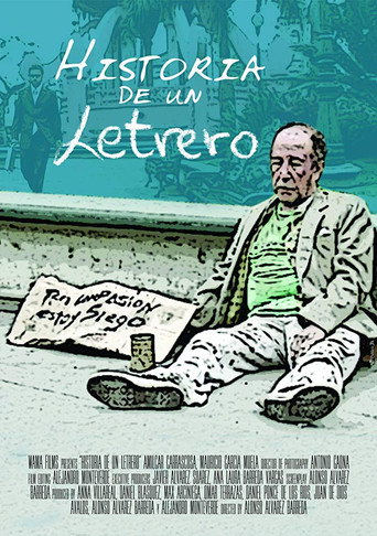 Movie poster for Historia de un letrero (2007)