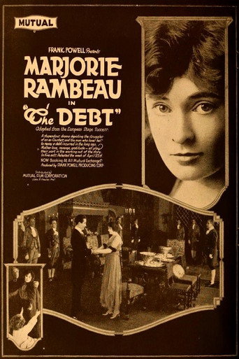 Movie poster for The Debt (1917)