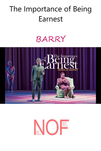 Movie poster for The Importance of Being Earnest - BARRY (2019)