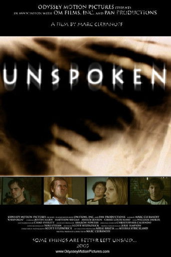 Unspoken poster