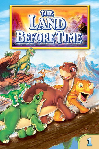 Movie poster for The Land Before Time (1988)