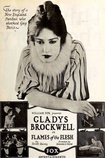 Movie poster for Flames of the Flesh (1920)