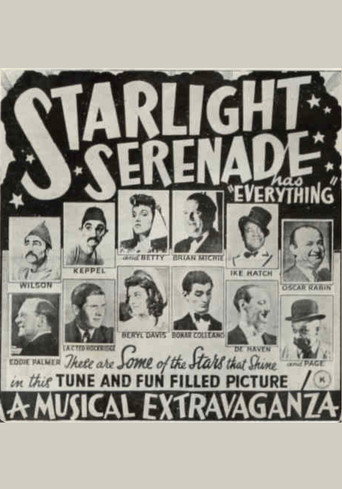 Movie poster for Starlight Serenade (1944)