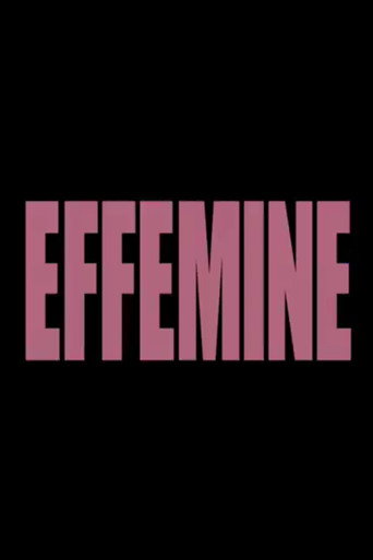 Movie poster for Efféminé (2017)