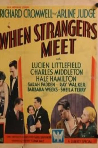 Movie poster for When Strangers Meet (1934)