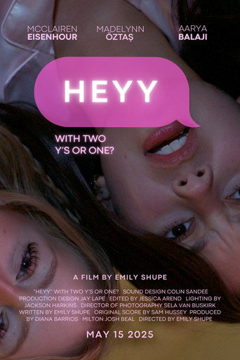 Movie poster for "Heyy" With Two Y's or One? (2025)