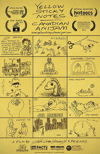Yellow Sticky Notes: Canadian Anijam poster