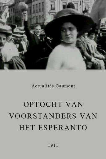 Movie poster for Procession of Supporters of Esperanto (1911)