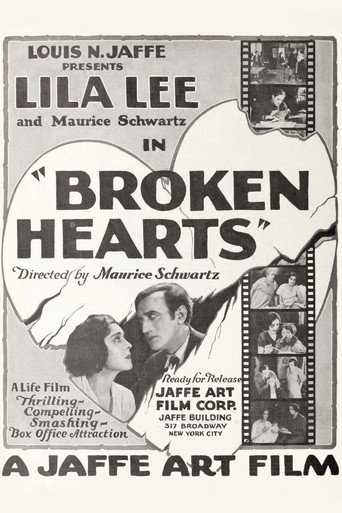 Movie poster for Broken Hearts (1926)
