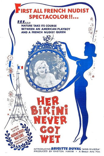 Movie poster for Her Bikini Never Got Wet (1962)