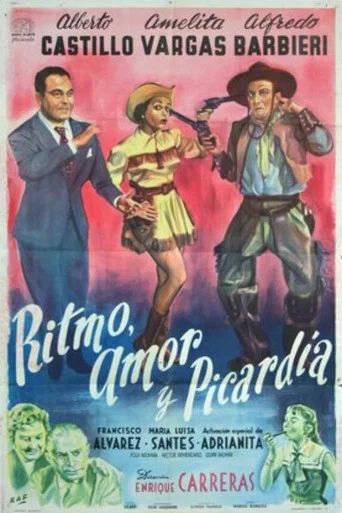 Movie poster for Ritmo, amor y picardía (1955)