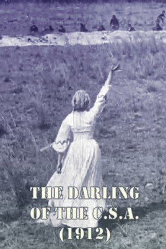 Movie poster for The Darling of the CSA (1912)