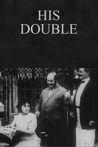 Movie poster for His Double (1912)