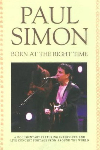 Movie poster for Paul Simon:  Born at the Right Time (1993)