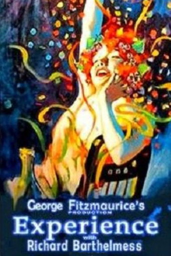 Movie poster for Experience (1921)